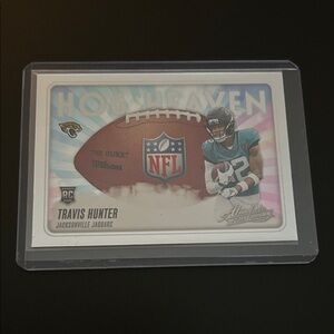 Panini Travis Hunter Jacksonville Jaguars Football Card - Teal, White, Pink